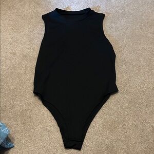 Black Sleeveless womens One Piece
